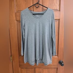 J. Jill Striped  Long-Sleeve Tunic Top